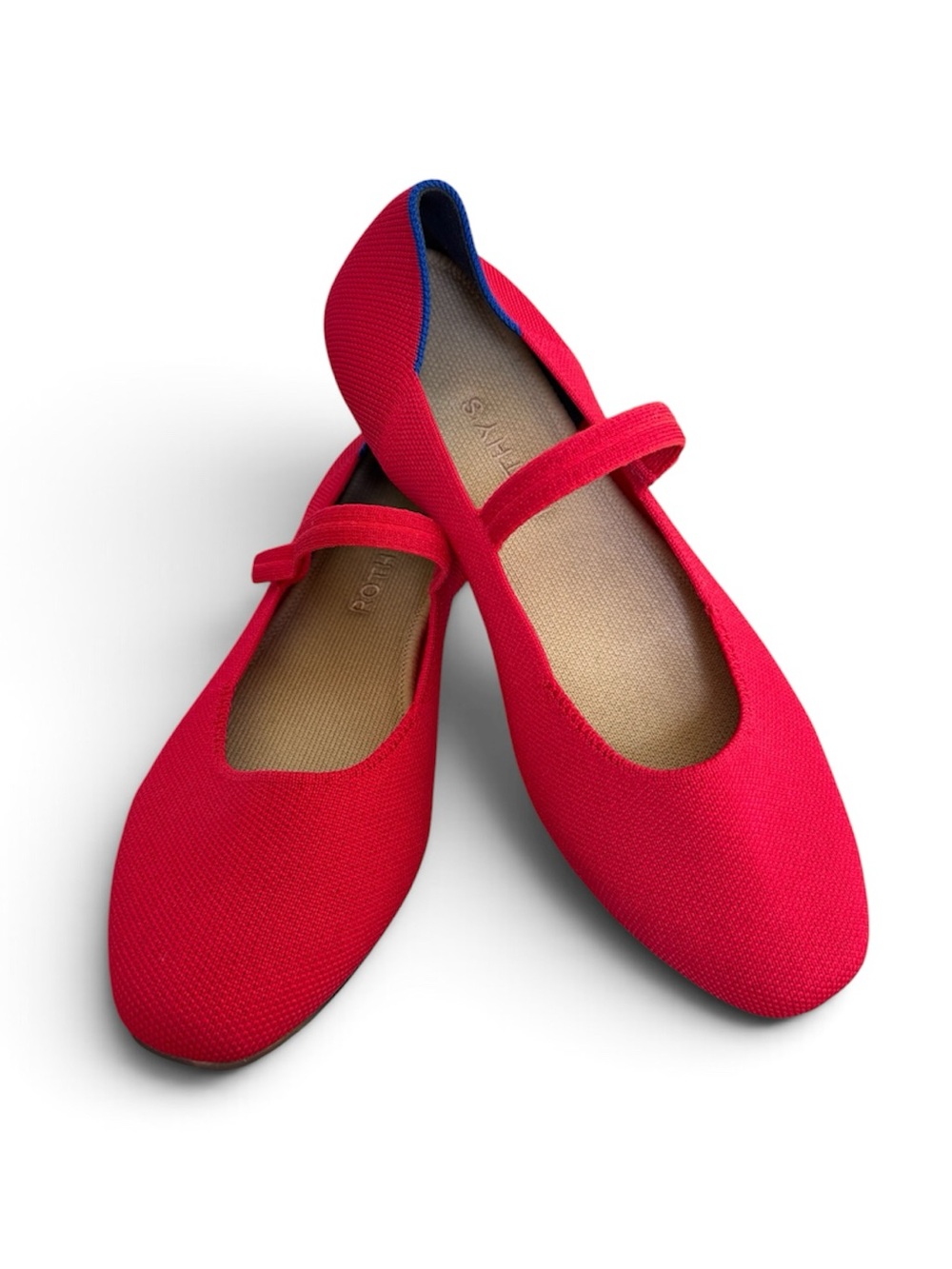 Rothy’s The Square Mary Jane in Lollipop Red Size 10